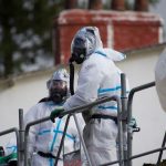 Hauts-de-france,,France-october,25,2021:,Asbestos,Removal,From,A,Rural,School